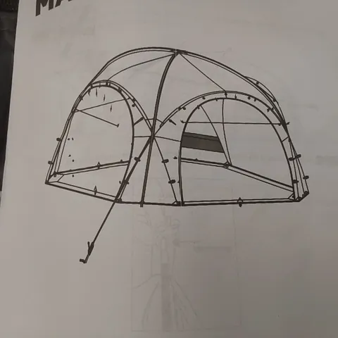 BOXED BEACH TENT WITH CARRY BAG