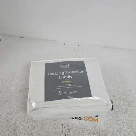 COZEE HOME BEDDING PROTECTION BUNDLE – MATTRESS & PILLOW PROTECTORS (SEALED) SINGLE