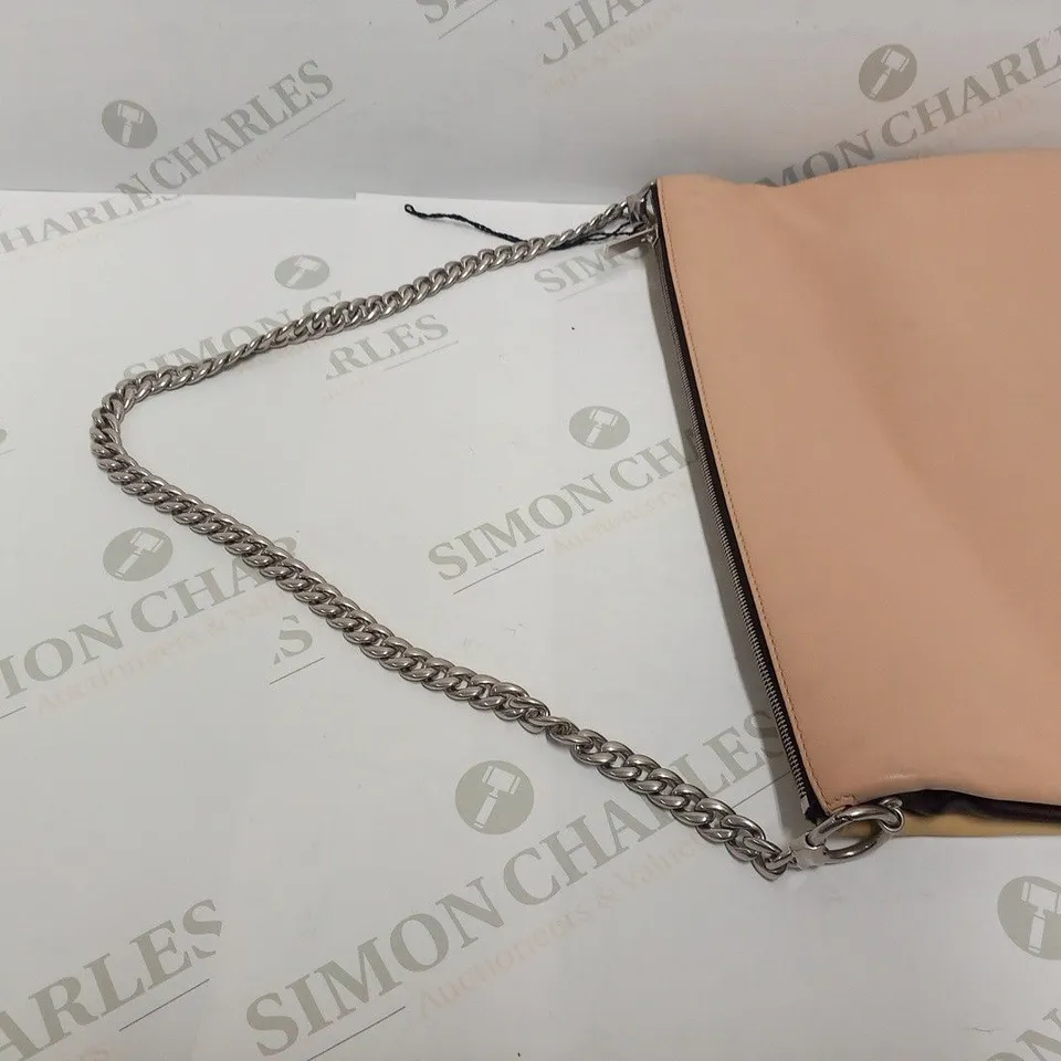CELINE VANILLA ZIPPED TRIO CLUTCH BAG