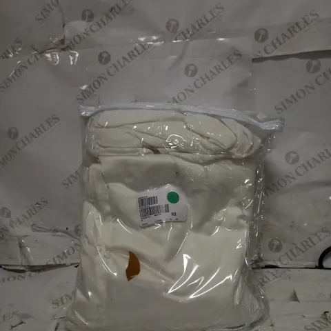 JM BY JULIEN MACDONALD DECO STYLE SEQUIN BEDDING 6 PIECE SET - WHITE - DOUBLE SIZE