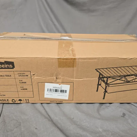 BOXED BREEINS FOLDALE CAMPING TABLE IN BLACK
