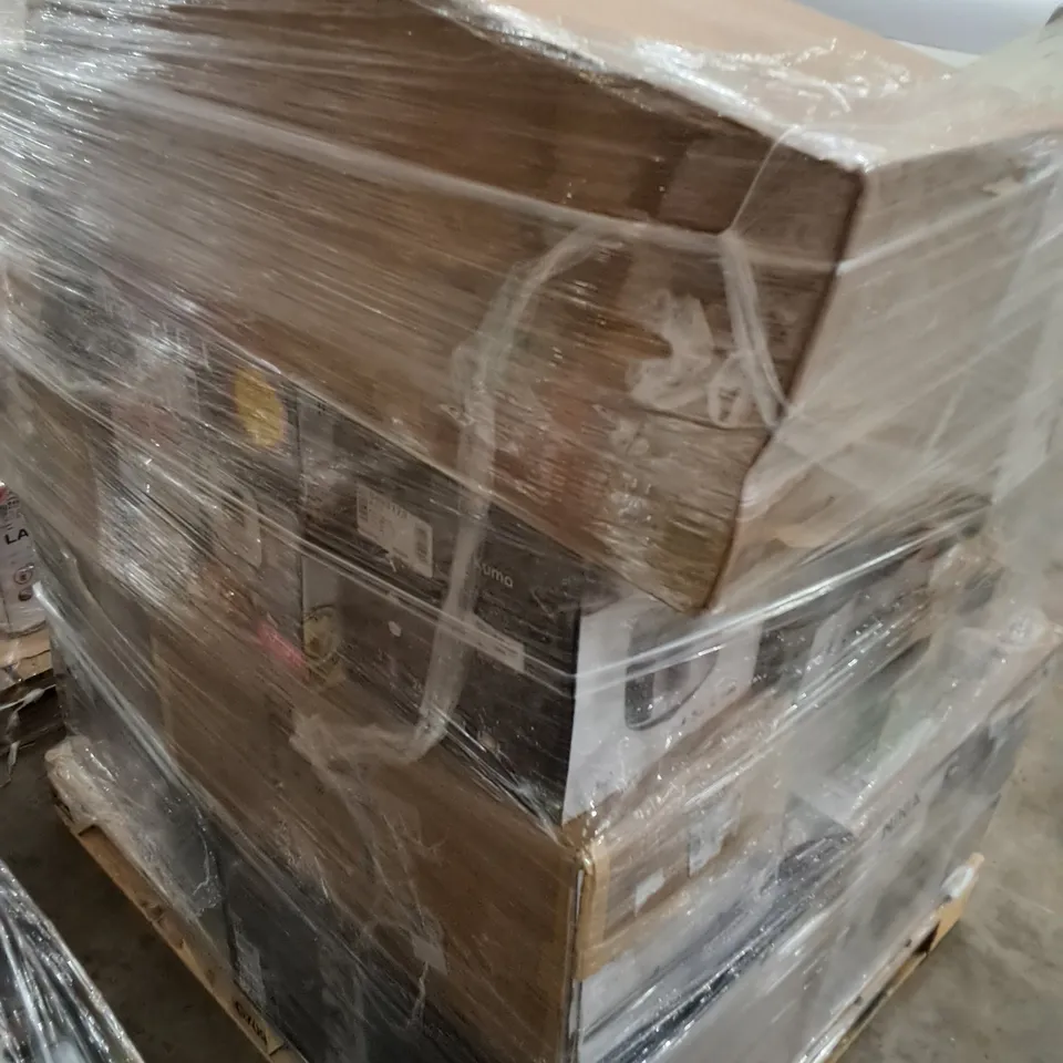 PALLET OF APPROXIMATELY 23 UNPROCESSED RAW RETURN HOUSEHOLD AND ELECTRICAL GOODS TO INCLUDE;