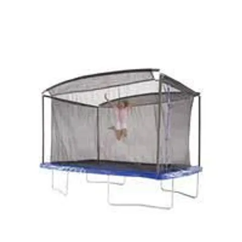 BOXED SPORTSPOWER 12 X 8FT RECTANGULAR TRAMPOLINE WITH EASI-STORE (2 BOX)