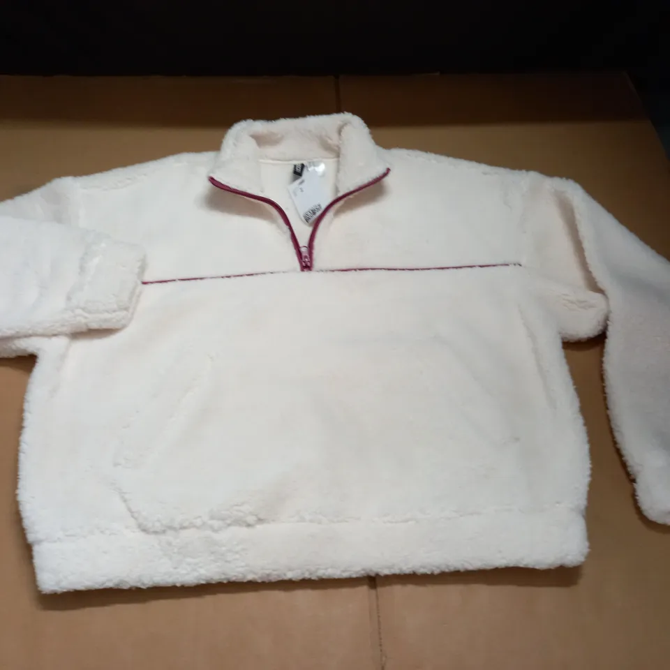 DIVIDED TEDDY PULL OVER TEDDY JUMPER - EUR M
