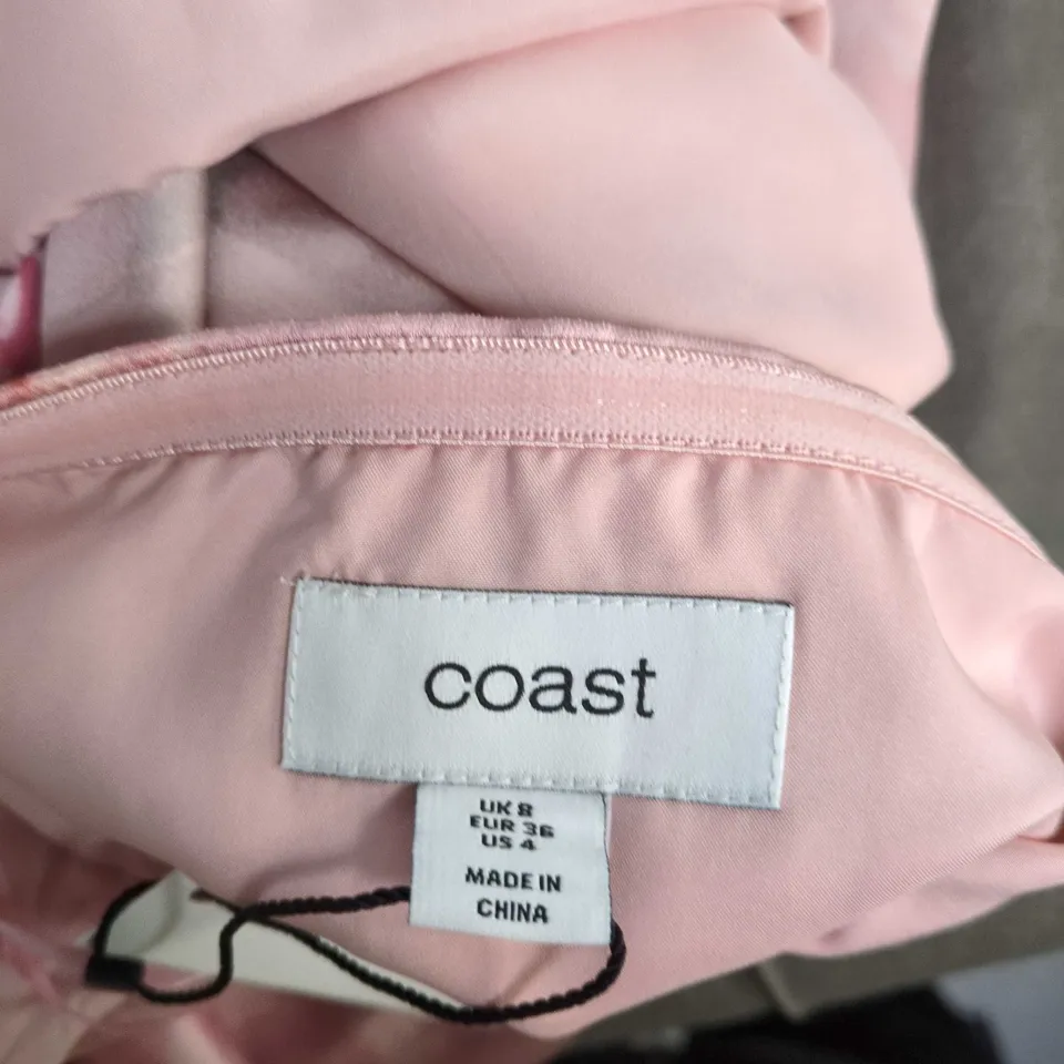 COAST PINK FLORAL MAXI DRESS – UK 8 (EUR 36, US 4)