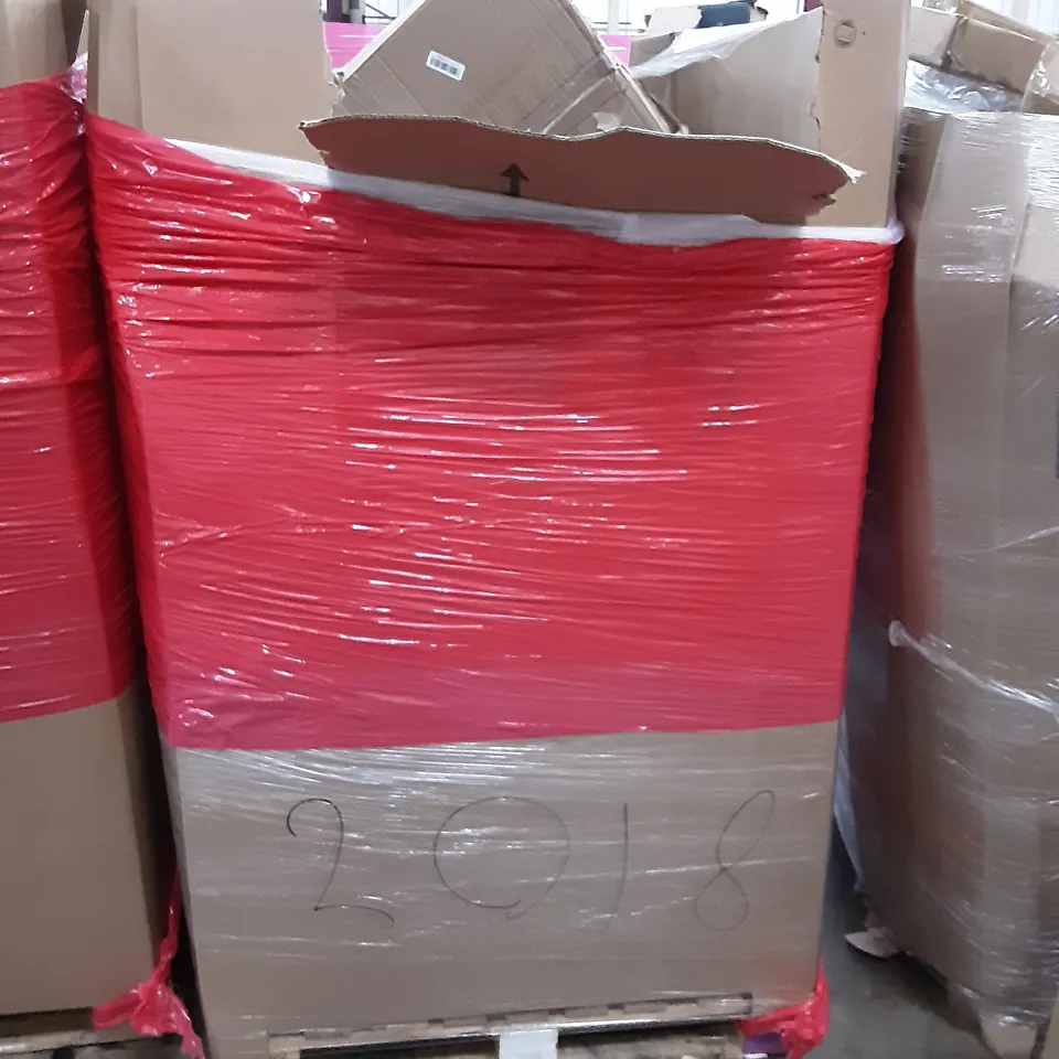 PALLET OF ASSORTED PRODUCTS INCLUDING HOMIDEC, GET FIT DOUBLE PREMIUM AIR BED, BARAKARA STEPPED BABY TOILET SEAT, RETRACTABLE ISOLATION SAFETY GATE  