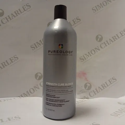 PUREOLOGY STRENGTH CURE BLONDE PURPLE SHAMPOO 1000ML