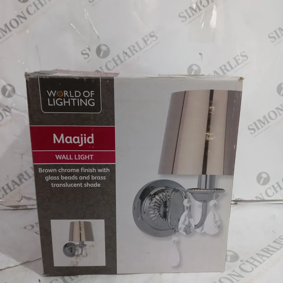 BOXED WORLD OF LIGHTING MAAJID WALL LIGHT 