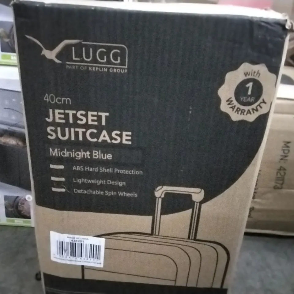 BOXED 40CM JET-SET SUITCASE MIDNIGHT BLUE