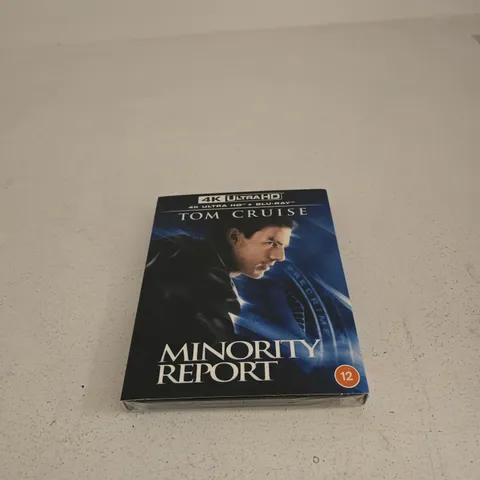 MINORITY REPORT ULTRA HD + BLU RAY TOM CRUISE STEVEN SPIELBERG SEALED