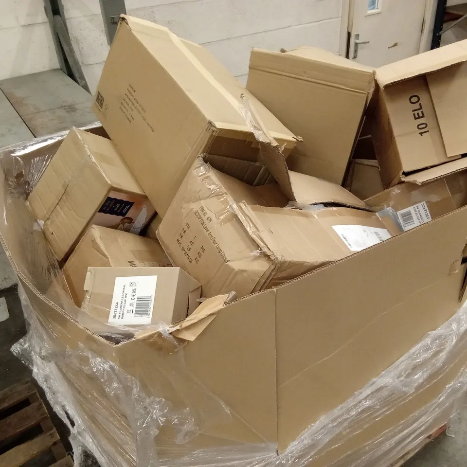 PALLET TO CONTAIN APPROXIMATELY 35 ASSORTED DESIGNER LIGHTING PRODUCTS