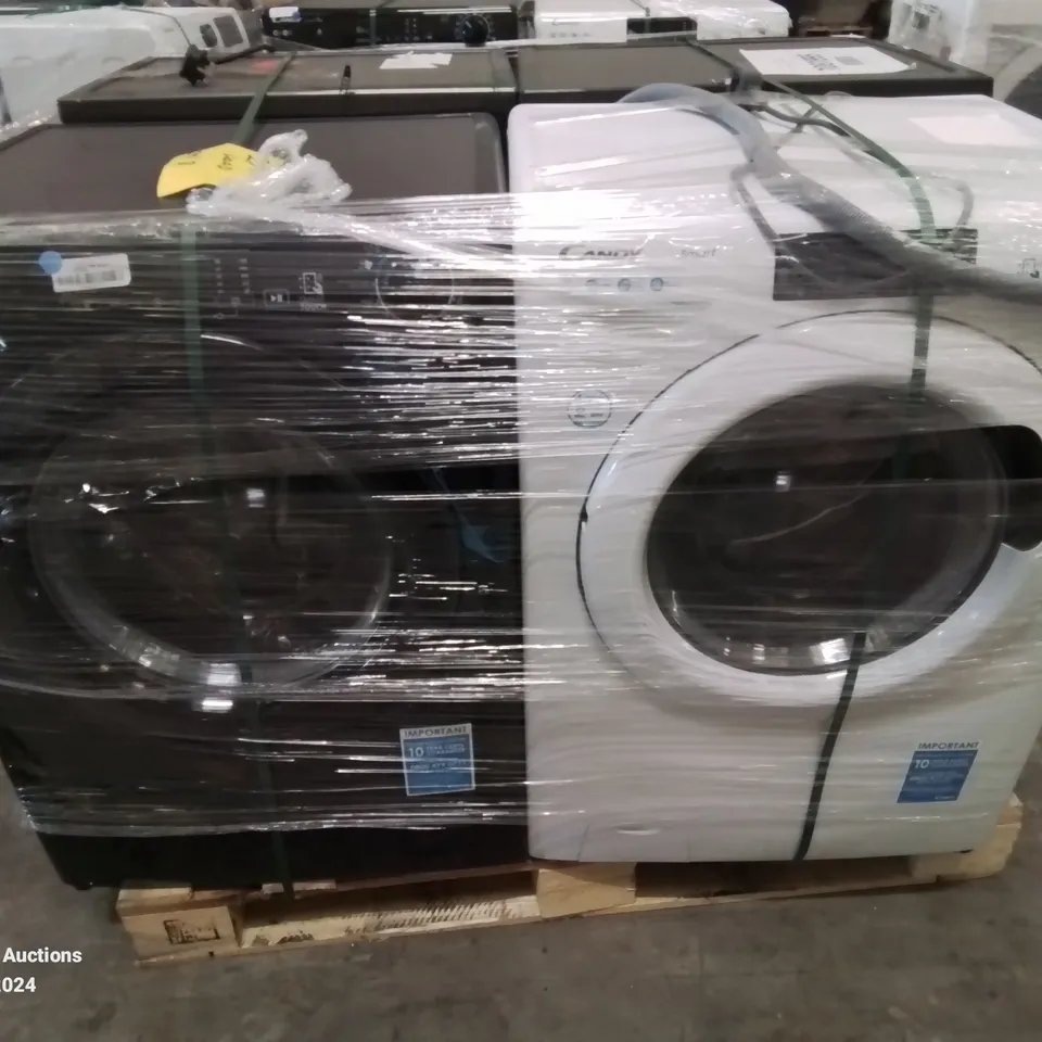 PALLET OF APPROXIMATELY 4 UNPROCESSED RAW RETURN WHITE GOODS TO INCLUDE;