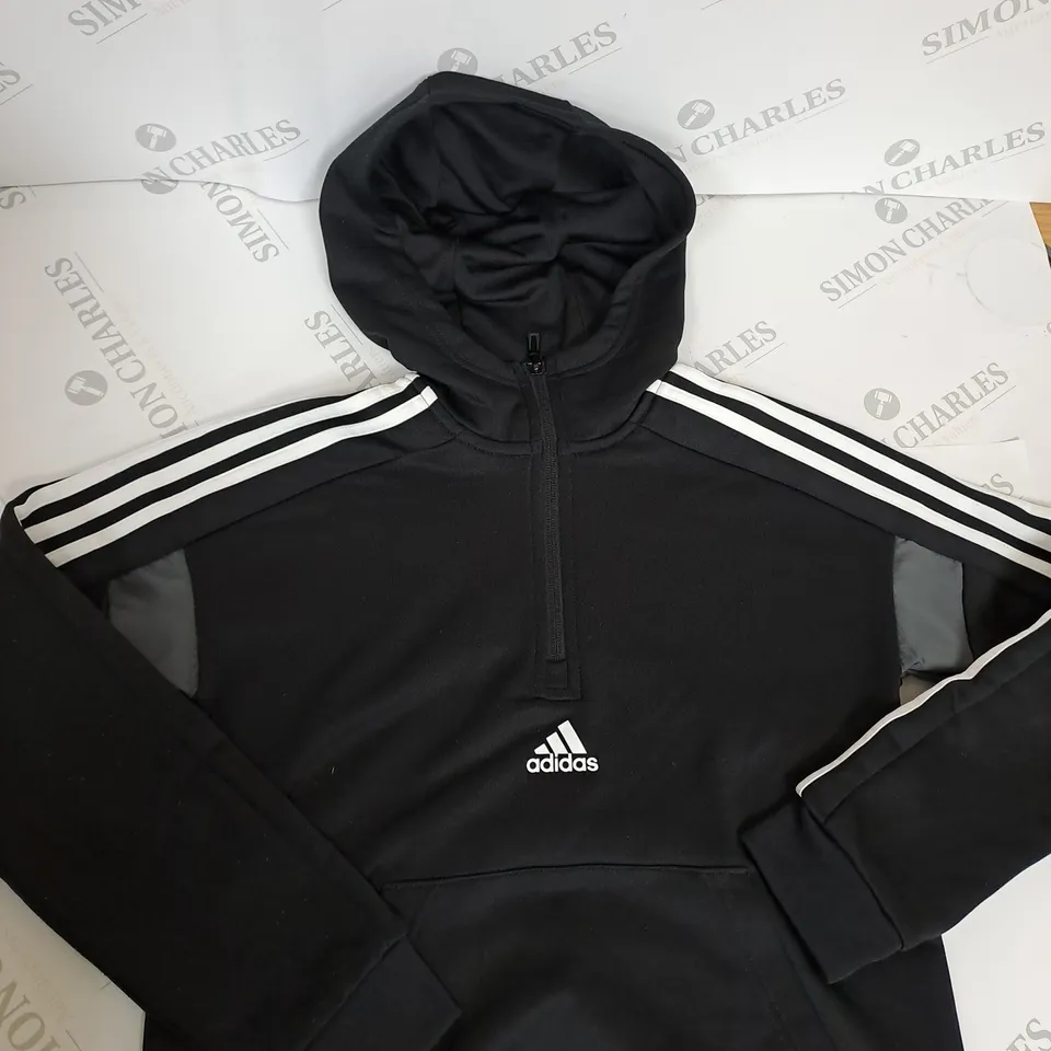 ADIDAS 1/4 ZIP FLEX HOODIE SIZE 11-12 YEARS