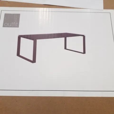 BOXED 210×100CM GARDEN TABLE (2 BOXES)