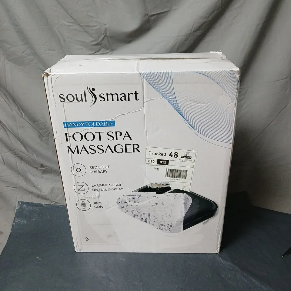 SOUL SMART FOOT SPA MASSAGER BOXED