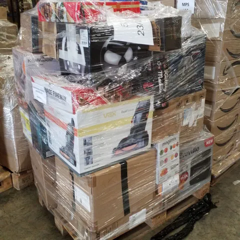 PALLET OF APPROXIMATELY 28 UNPROCESSED RAW RETURN HOUSEHOLD AND ELECTRICAL GOODS TO INCLUDE