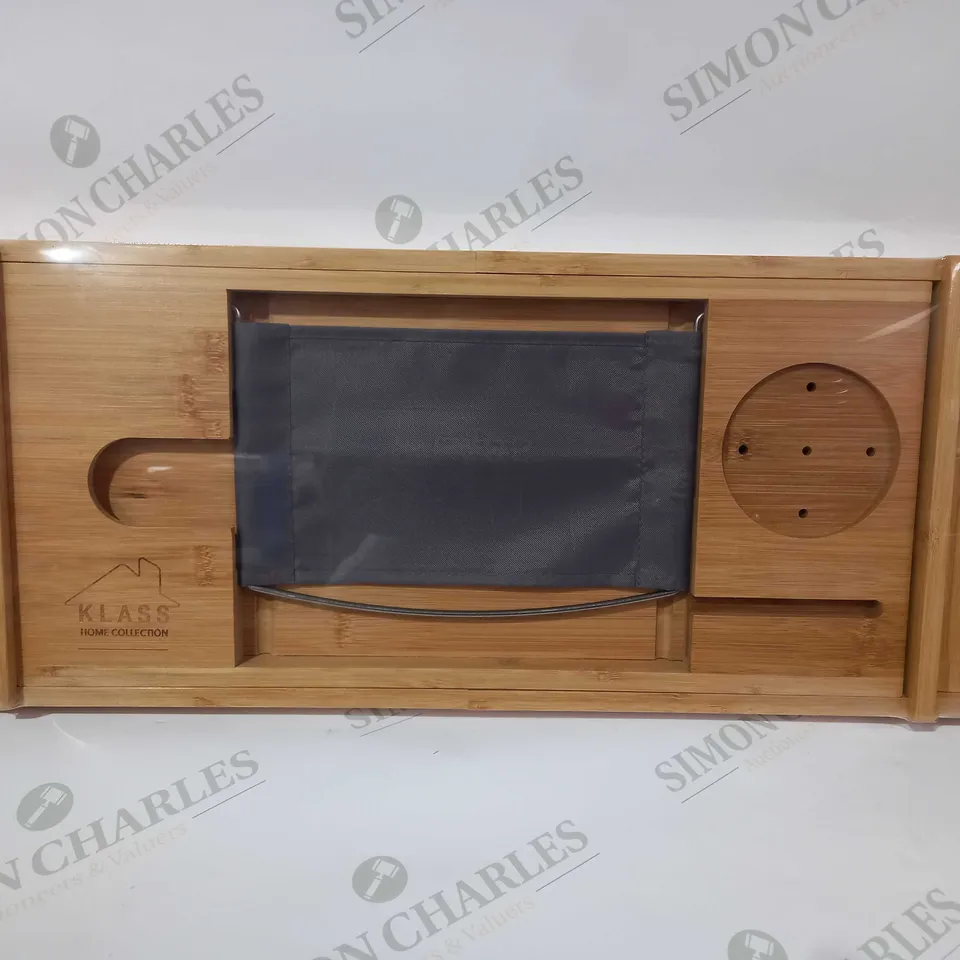KLASS HOME COLLECTION BAMBOO BATHROOM CADDY