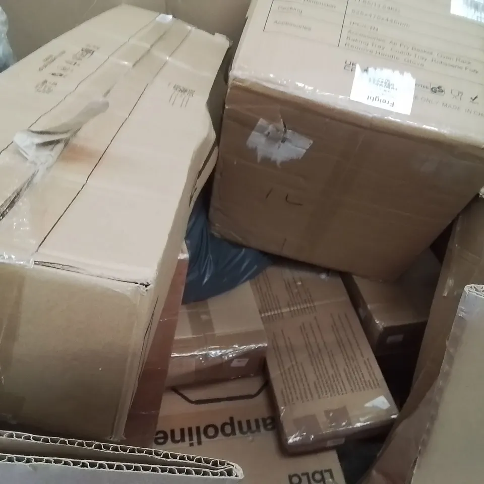 PALLET OF ASSORTED HOUSEHOLD GOODS AND PRODUCTS TO INCLUDE;SPORTS BANDS BACKPACK