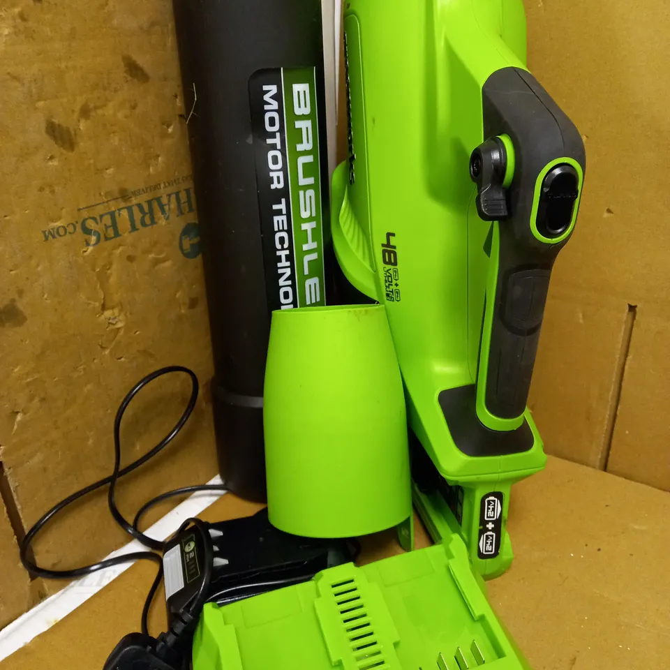 GREENWORKS AXIAL LEAF BLOWER 48V CORDLESS