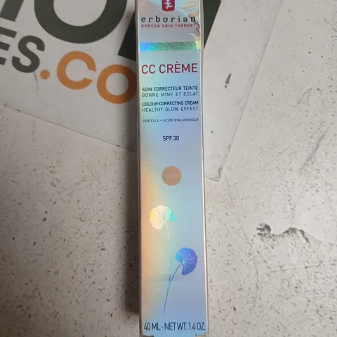 ERBORIAN CC CRÈME COLOUR CORRECTING CREAM SPF 30 – CLAIR, 40 ML
