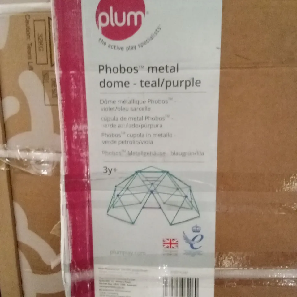 BOXED PHOBOS METAL DOME - TEAL/PURPLE