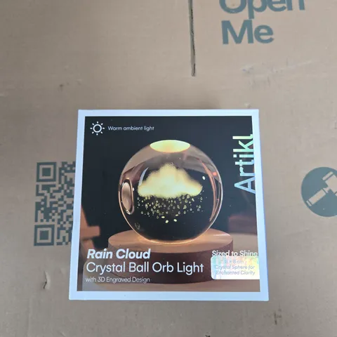 RAIN CLOUD CRYSTAL BALL ORB LIGHT – 8 CM DECORATIVE LAMP