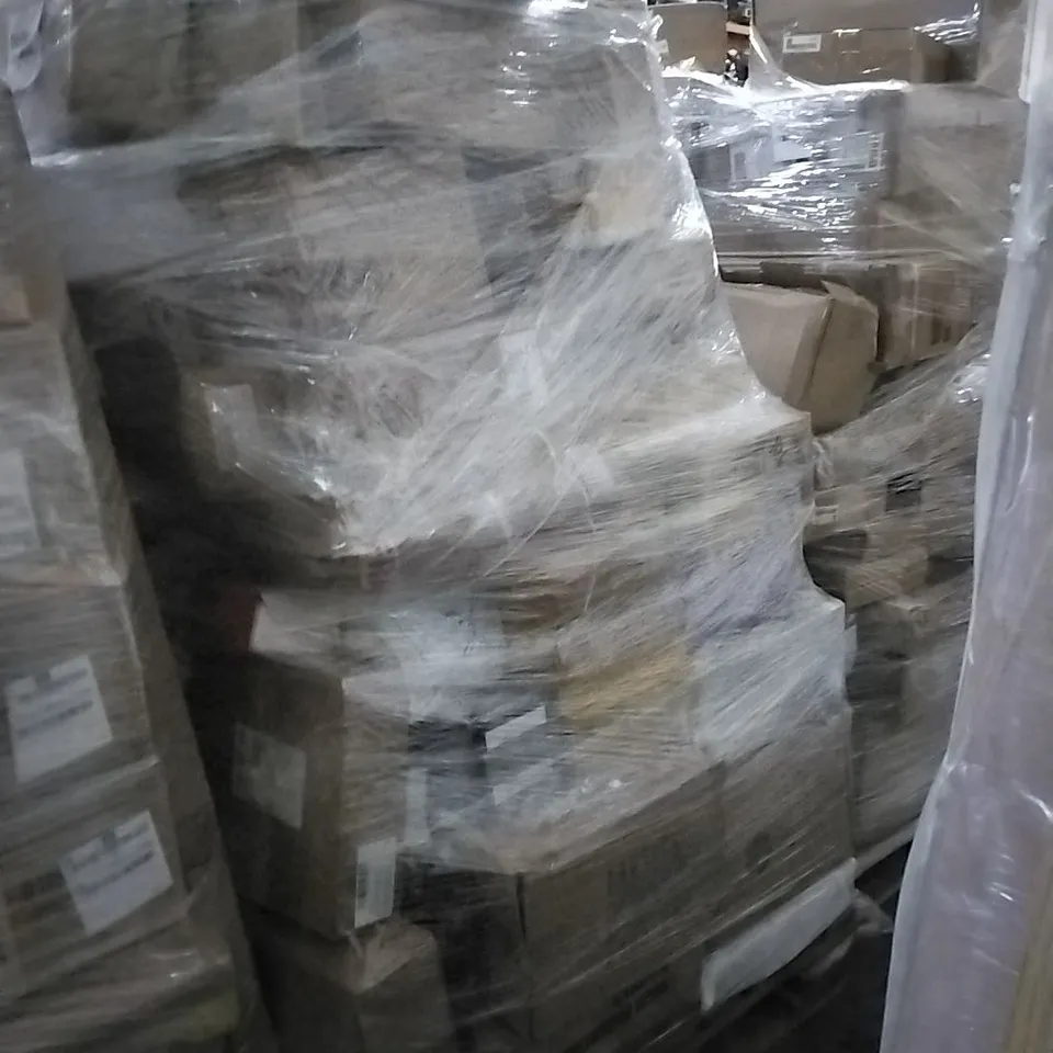 PALLET OF HOUSEHOLD ITEMS TO INCLUDE TRASH CAN, HIGH PRESSURE WASHER, MULTIFUNCTIONAL ELECTRIC AIR DUSTER AND OTHER ASSORTED ITEMS...
