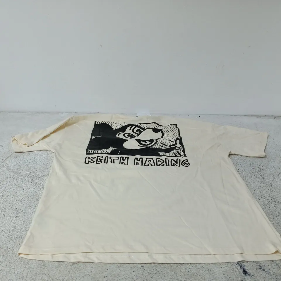 DISNEY MICKEY MOUSE KEITH HARING MEDIUM T SHIRT TAGGED