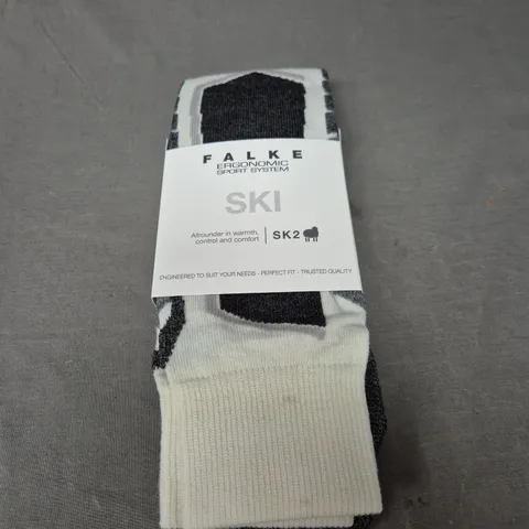 FALKE ERGONOMIC SPORT SKI SOCKS SIZE 37-38