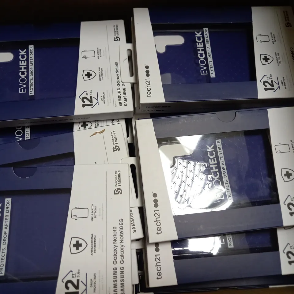 LOT OF APPROX 76 TO INCLUDE TECH21 EVO CHECK SAMSUNG GALAXY NOTE 10 CASES