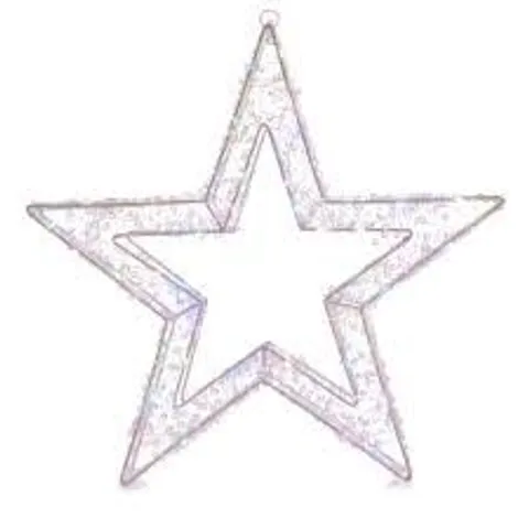 HOME STORIES PRE LIT INDOOR/OUTDOOR CRYSTAL LOOK STAR
