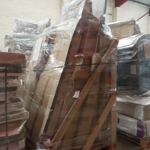 PALLET CONTAINING APPROXIMATELY 10x MIXED TALL BATHROOM UNIT PACKS
