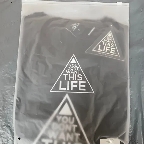 YOU DON'T WANT THIS LIFE ORIGINAL T-SHIRT β BLACK, SIZE L