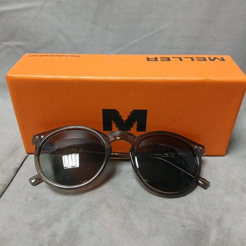 MELLER ROUND SUNGLASSES – BROWN TORTOISESHELL FRAME, BOXED