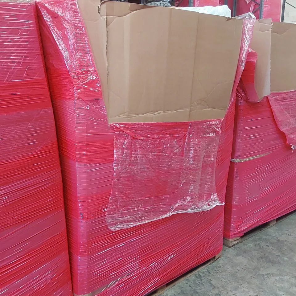 PALLET OF ASSORTED ITEMS INCLUDING: OFFICE CHAIR, GOTHIC STYLE CAT TREE, SHOWER SYSTEM, RUG, LED LIGHT AQUARIUM ECT
