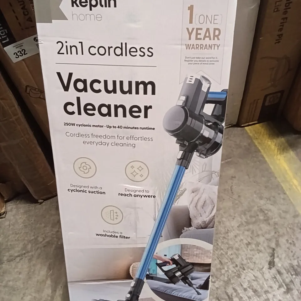 BOXED KEPLIN 2IN1 CORDLESS VACUUM CLEANER 