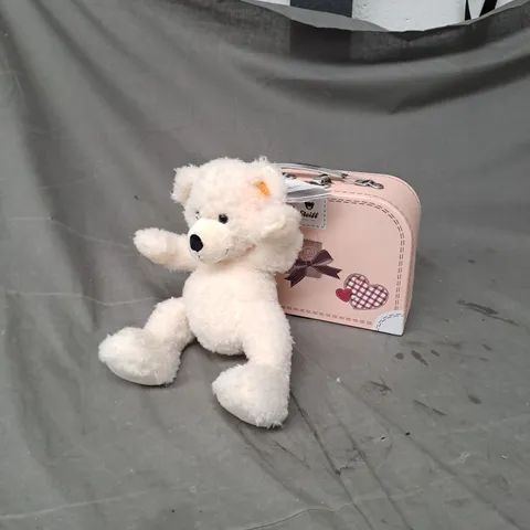STEIFF LOTTE TEDDY BEAR IN SUITCASE 