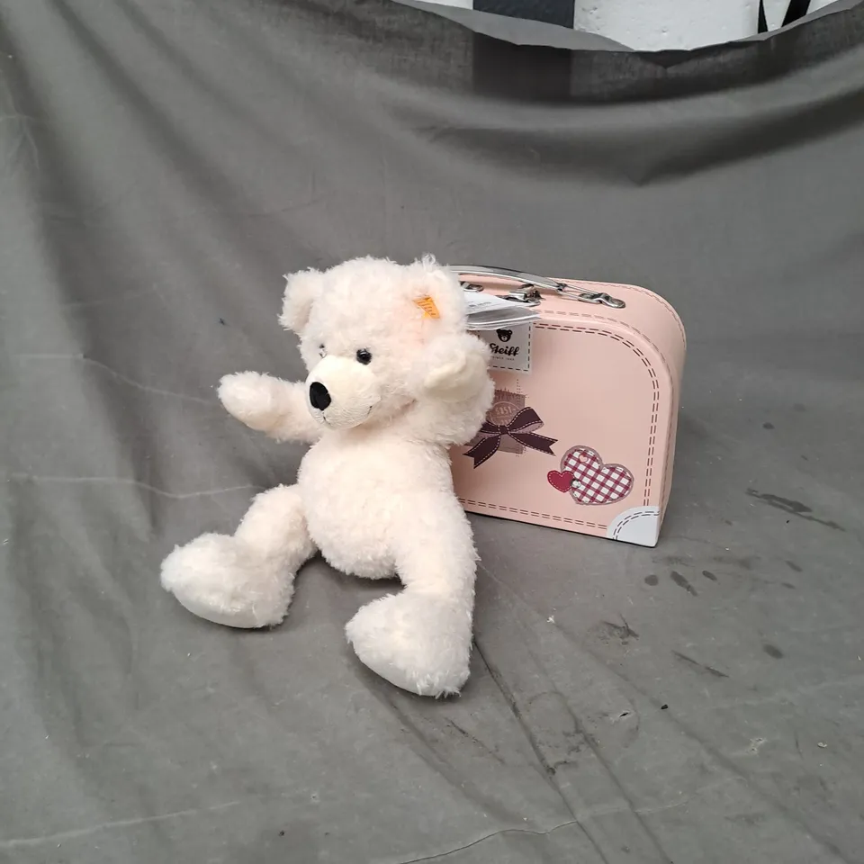 STEIFF LOTTE TEDDY BEAR IN SUITCASE 