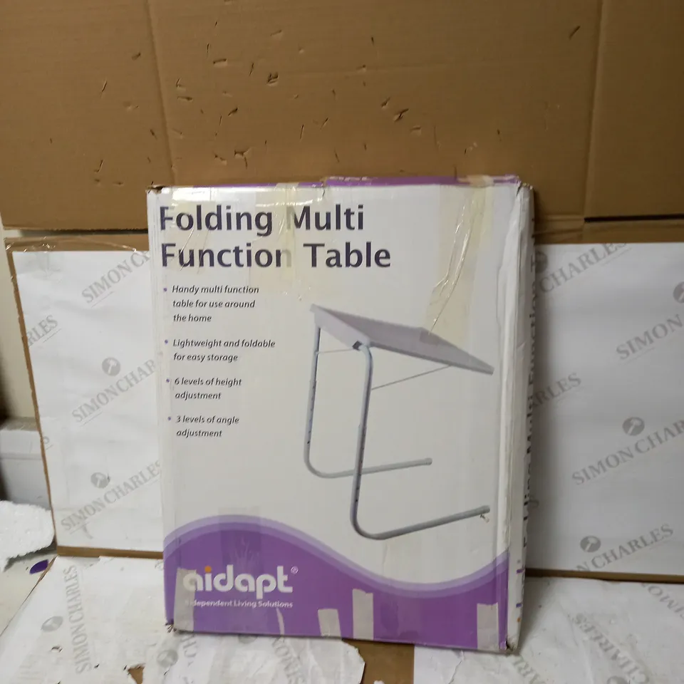 FOLDING MULTI FUNCTION TABLE ( PARTS MISSING)