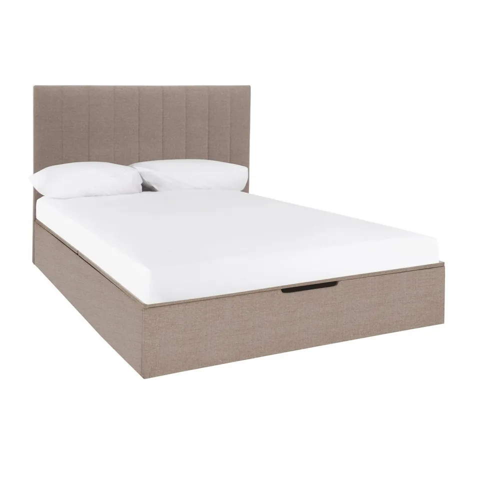 BOXED NOVA FABRIC DOUBLE BED (4 BOXES) RRP £499