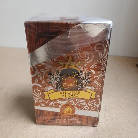 BOXED AND SEALED KHASHAB AL OUD EAU DE PARFUM 100ML