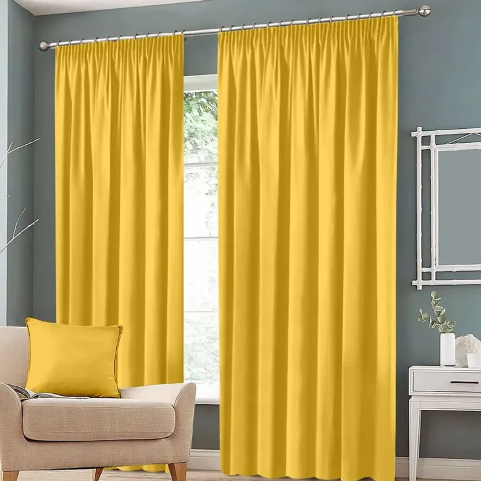 EILIANA PENCIL PLEATED BLACKOUT THERMAL CURTAINS 