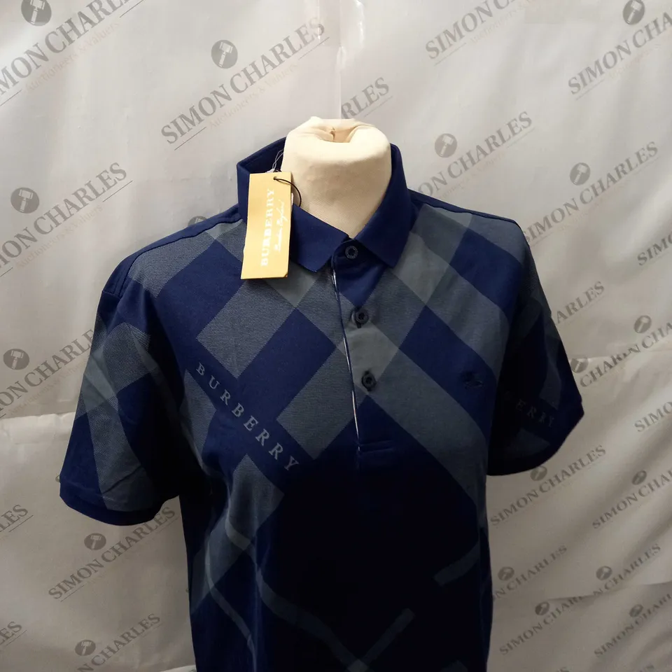 BURBERRY MENS POLO SHIRT SIZE XL