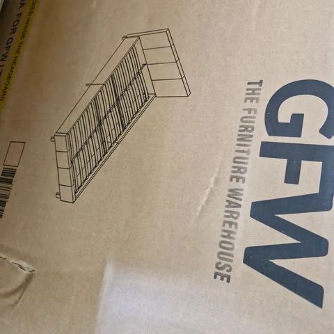 BOXED WHITE BED IN A BOX