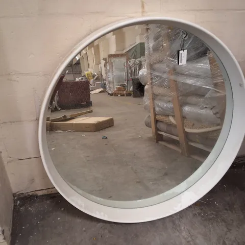 HARVEY ROUND WHITE FRAMED MIRROR 94Γ94Γ9CM