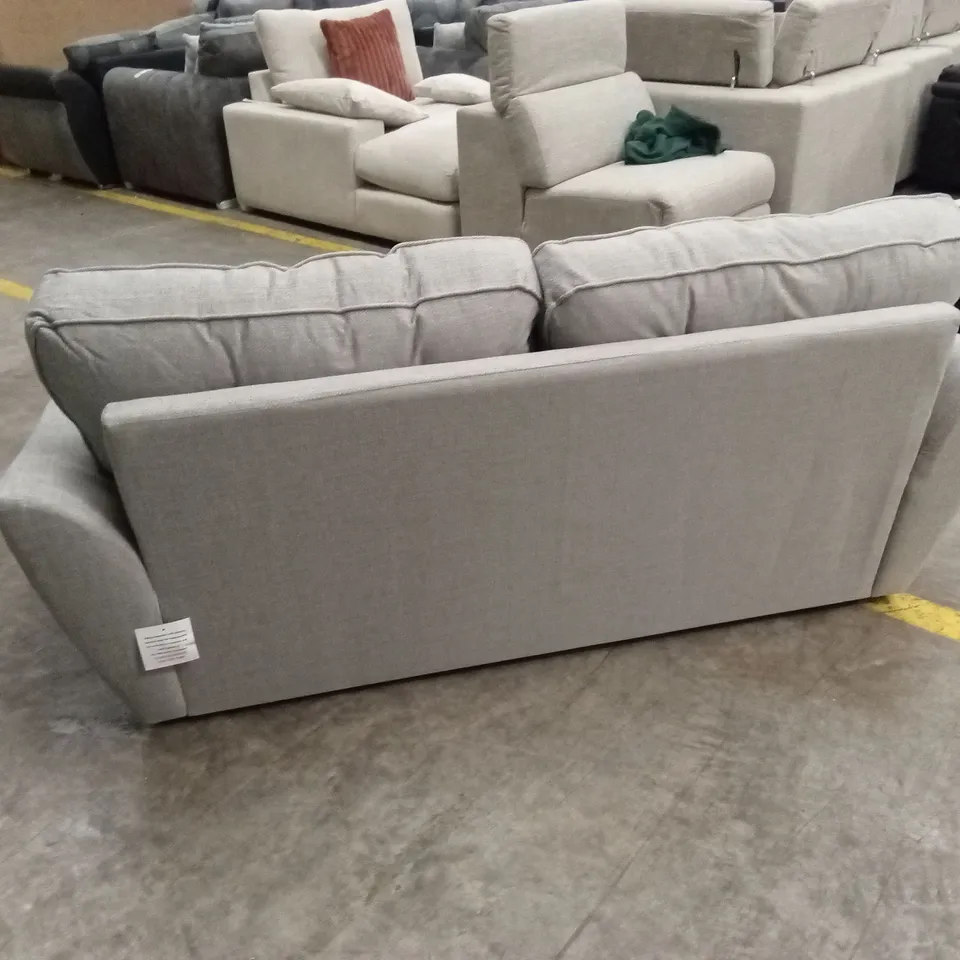 HALSTOW 2 SEATER FABRIC SOFA - SILVER RRP £729