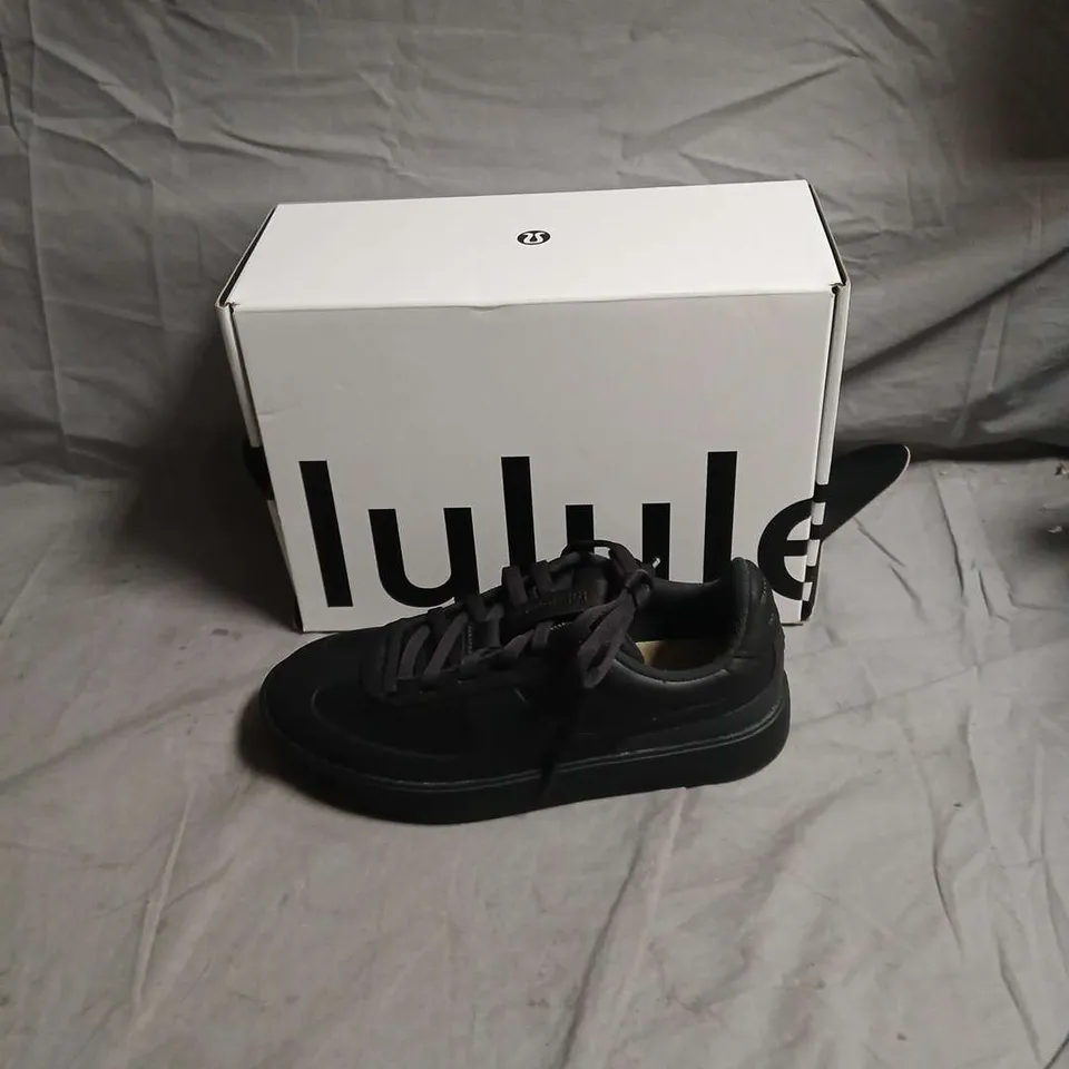 LULULEMON BLACK TRAINERS – BOXED - SIZE UK 4.5