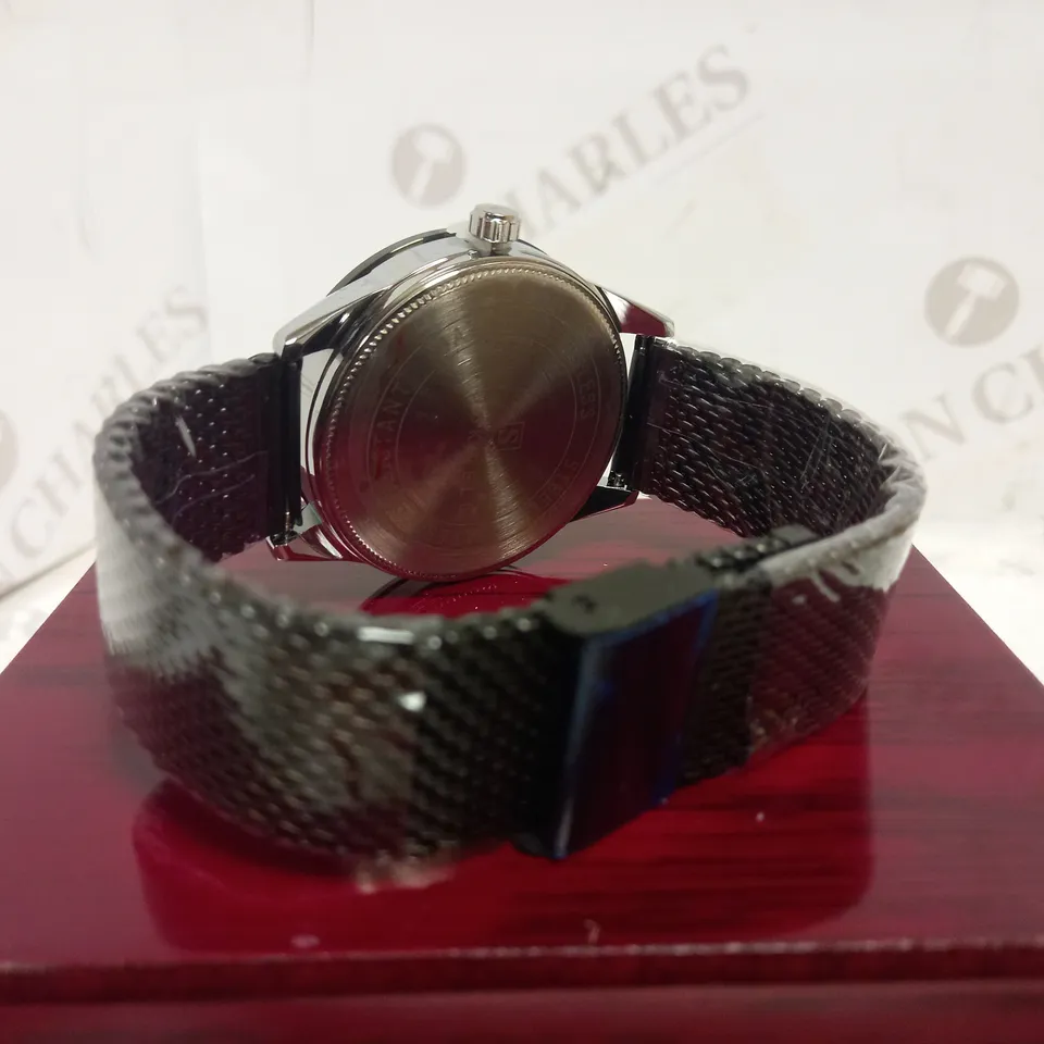 STOCKWELL DATE DIAL MESH STRAP WRISTWATCH RRP £650