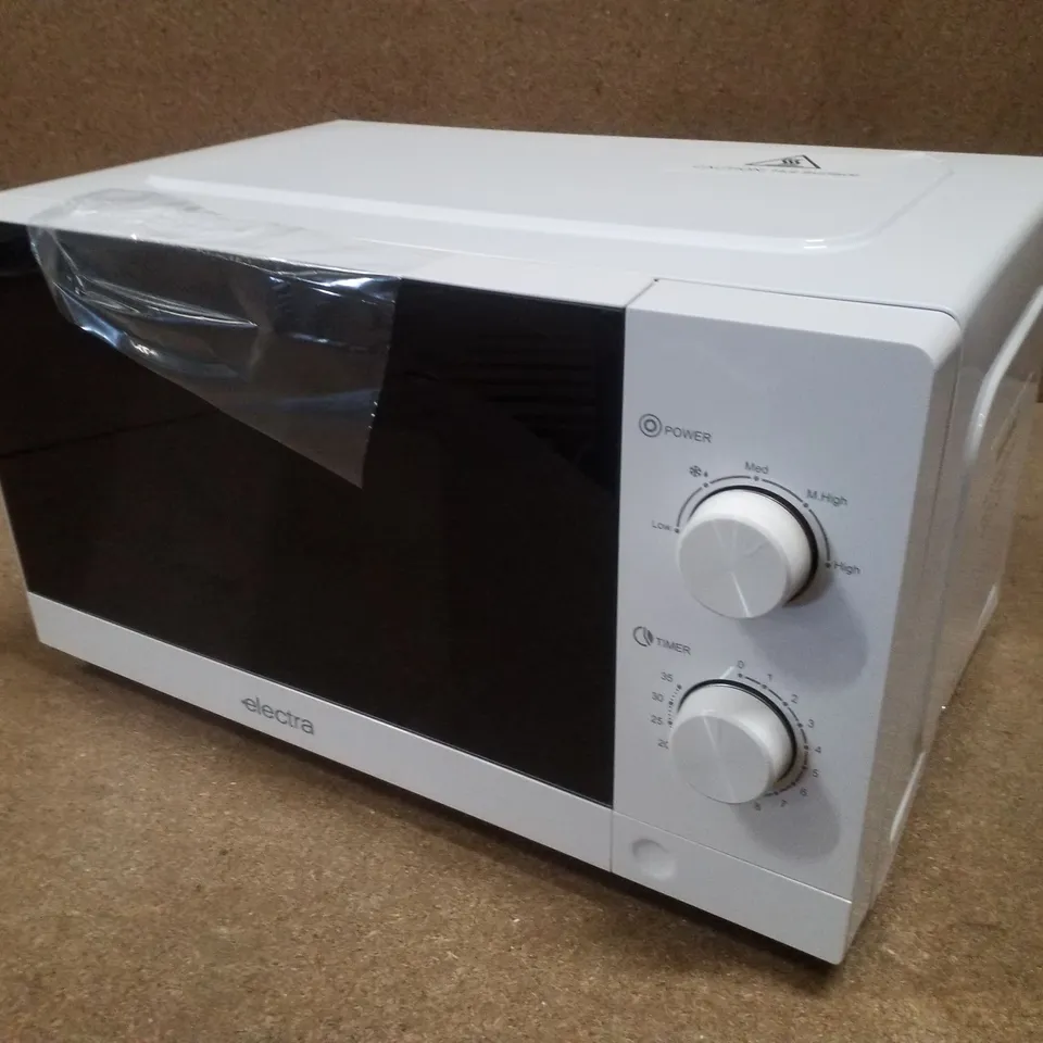 BOXED ELECTRA MWSM20LW MICROWAVE OVEN 