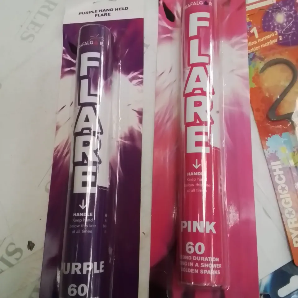 MIXED PARTY PACK LOT TO INCLUDE, FOUNTAIN CANDLES, TABLE BOMBS AND FLARES (COLLECTION OVER 18 ONLY)